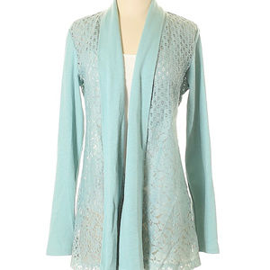 Logo Blue cardigan